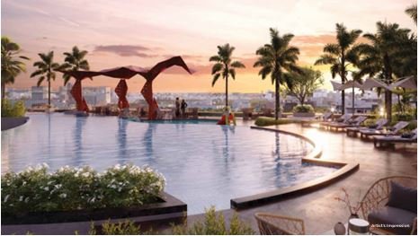 Luxury Poolside Café with Relaxing Ambience at CHANDAK GREENAIRY, BORIVALI EAST